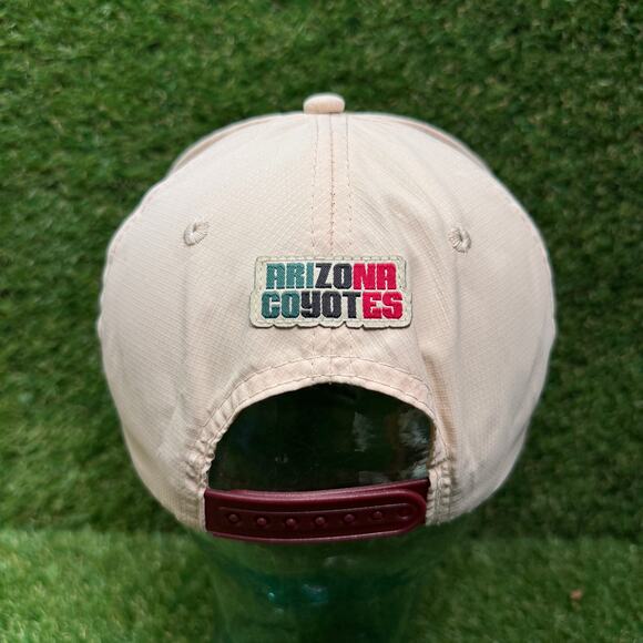 Arizona Coyotes NHL Gila River Tan Baseball Cap Adjustable OSFM - Picture 3 of 8